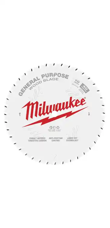 Hassle-Free Returns Milwaukee Tool 48-40-1024 10" 40T General Purpose Circular Saw Blade, 3 Pack