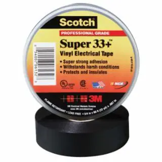 Brand New Scotch 7010348231 Scotch Super 33+ 1-1/2"X 44 Ft Vinyl Elec Tape (1 RL)