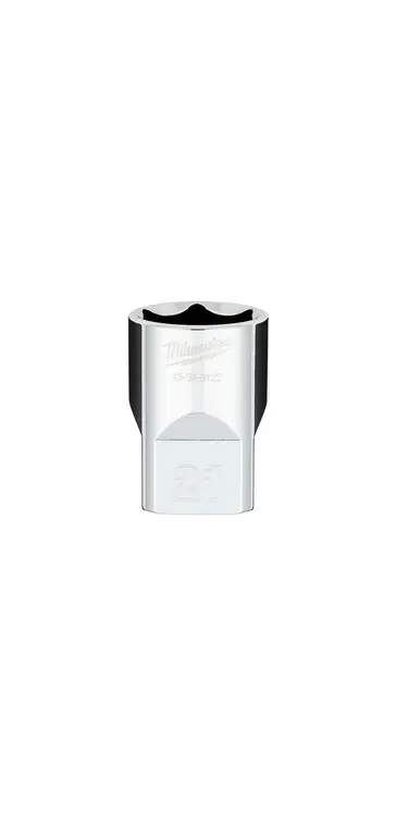 Deal Milwaukee Tool 45-34-9122 1/2" Drive 21MM Metric 6-Point Socket with FOUR FLAT Sides
