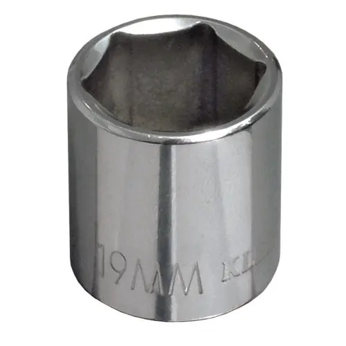 Klein Tools 65919 19 mm Metric 6-Point Socket, 3/8-Inch Drive Top Pick