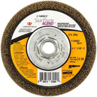 Secure Checkout SURFACE FINISH WHEELS -DEP CTR 4-1/2 x 5/8-11 MED