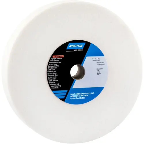 New Arrival Norton 66252837444 6 x 3/4 x 5/8 Type 01 Straight Wheel 38A60-Kvbe