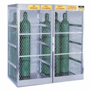 Justrite 23007 Vertical 10-20 Cylinderlocker Fan Favorite