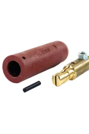 Cooper Interconnect E1010-101 Connector Red Male 8-4 Price Drop