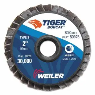 WEILER BOBCAT DISC 2" ANGLED 120GRIT Grab Now