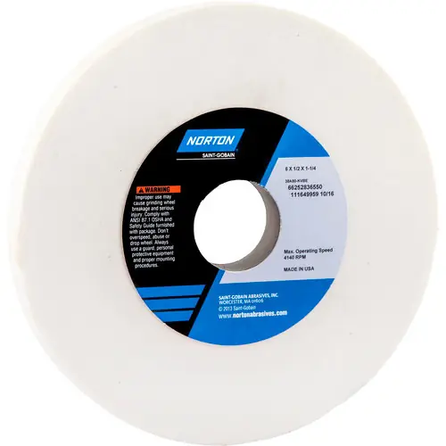 Norton 66252836550 6 x 1/2 x 1-1/4 Type 01 Straight Wheel 38A80-Kvbe Bargain