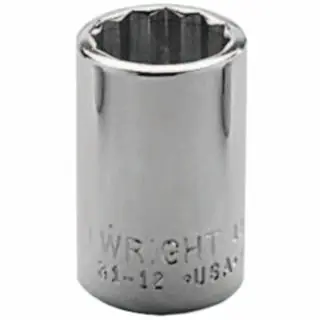 Professional Grade Wright Tool 31-11MM 11 mm 3/8" Drive Standard Socket 12 Point