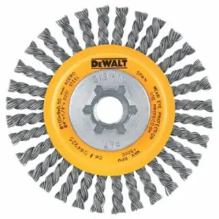 Fresh Stock Dewalt DW4925 4" Stringer Bead Wire Wheel Carbon Steel 5/8-11