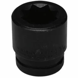 Wright Tool 8816A 2" Double Square 8 Point Impact Socket 1" Drive One Day Deal