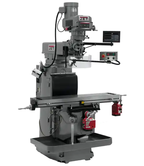 JET JT9-698140 JTM-1254RVS With Newall NMS800 3X (Q) DRO, X & Y Powerfeeds Big Sale