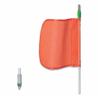 Checkers FS8L-O Wrng Whip8‘Light12" Orange Flagplainhex Base One Day Deal