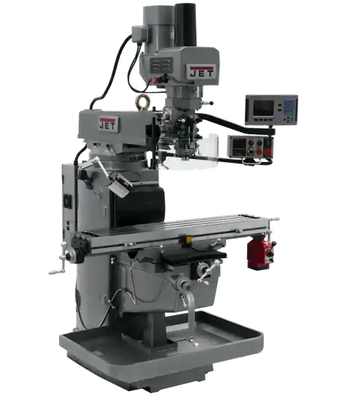 JET JT9-690620 JTM-1050EVS2/230 Mill With Acu-Rite 203 DRO With X-Axis Powerfeed and Air Powered Drawbar Mega Sale
