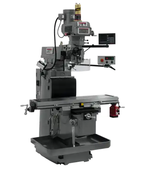 Secure Checkout JET JT9-698079 JTM-1254VS With Newall NMS800 3X (Q) DRO, X Powerfeed & Air Power Drawbar