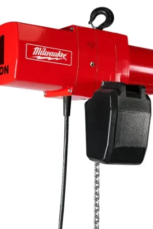 Today Only Milwaukee Tool 9567 1 Ton Electric Chain Hoist