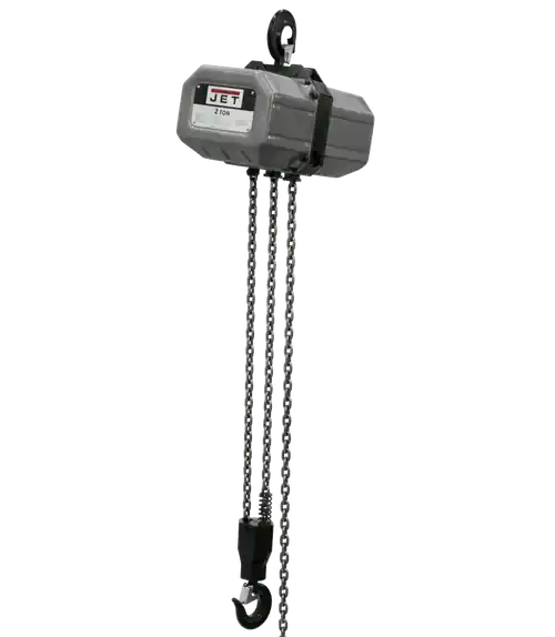 JET JT9-231000 2SS-3C-10, 2 Ton, 3Ph, 10‘ Lift, 230/460V, Prewired 460V Free Returns
