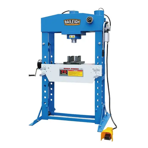 BAILEIGH BA9-1004859 Hsp-75A; 75 Ton Air/Hand Operated H-Frame Press, 9-3/4 in Stoke, Ce Approved Markdown