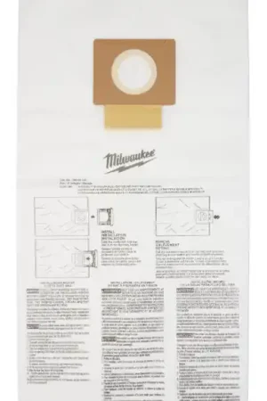Milwaukee Tool 49-90-1999 Fleece Dust Bags (5PK) - 12 Gallon Direct From Factory