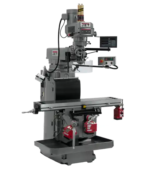 JET JT9-698131 JTM-1254RVS With Newall NMS800 DRO X,Y&Z Powerfeeds & Air Power Drawbar Buy Online
