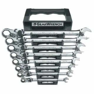 Gearwrench 85798 8Pc XL Locking Flex Combo Sae Wr Set Next Day Delivery