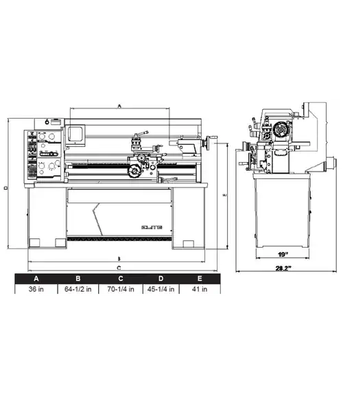JET JT9-892466 E-1440VS With ACU-RITE 300S CSS DRO With Taper Attachment Seasonal Sale