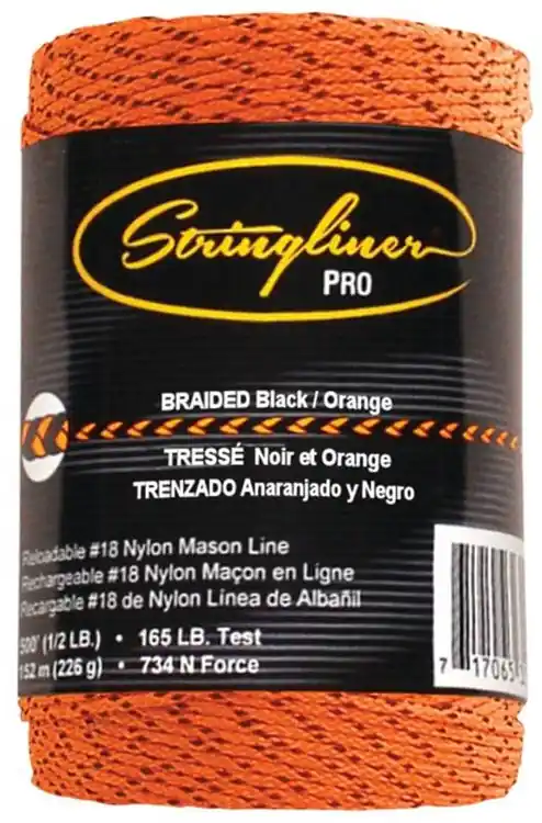 Stringliner 35791 Black-Orange-Braided-Twine-1000‘-Refill Limited Time