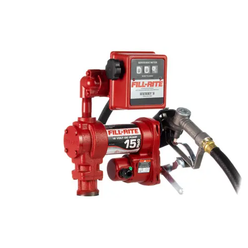 Fill-Rite FR1211H 15 Gpm 12V Dc Pump Kit With 807C Gallon Meter Save Now