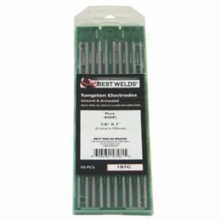 Best Welds 900-187G 1/8X7 Pure Tungsten Electrode 10/Pk (1 PK) Secure Checkout