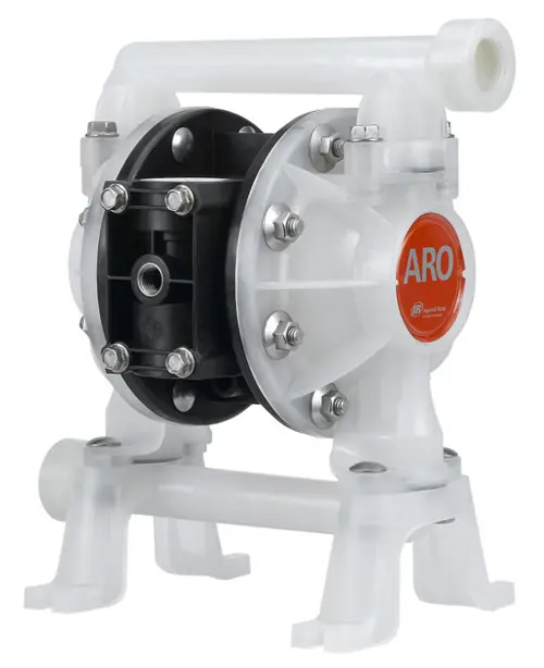 Free Returns Ingersoll Rand Aro PD07P-APS-PTT 3/4" Dbl Diaphrgm Pump 14.8 Gpm Polypropylne Ptfe