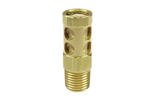 Last Chance Coilhose Pneumatics MF103 30578 3/8Mpt Brass Muffler