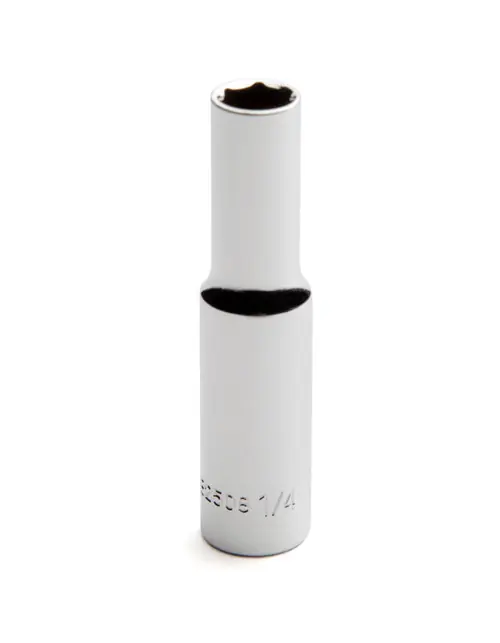 Must Have Wright Tool E2510 (6ea/Box) 1/4" Drive 6 PointDeep Socket