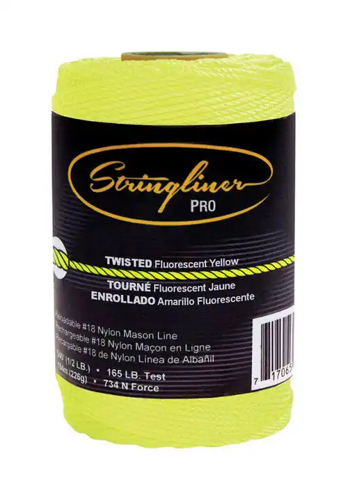 Hot Picks Stringliner 35412 Fl Yellow Twisted Twine-540‘-Refill (48 EA)