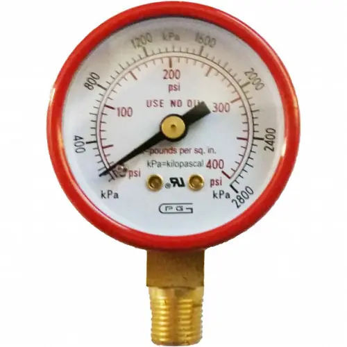 High Quality Gentec G15-400 1.5 400Psi Gauge Dual Scale