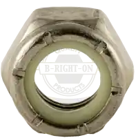8-36 Nylon Insert Lock Nuts, NTM (Thin), 18-8 Stainless Steel A2, Fine (UNF), Qty 100 Mega Sale