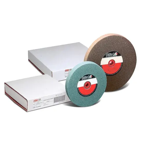 Best Price CGW Abrasives 38016 7 x 1 x 1 T1 A24Qv Bench Wheels, 50 Pack