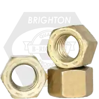 1"-8 L9 Hex Nuts, Cadmium Yellow & Wax , Coarse (UNC), Alloy Steel, Made in USA, Qty 10 Limited Offer