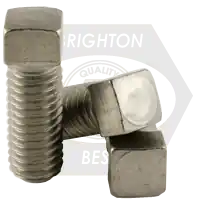 New Arrival 1/2"-13 x 7/8" Square Head Set Screws, Cup Point, 18-8 Stainless Steel A2, Coarse (UNC), Case Hardened, Qty 100