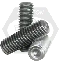 Flash Sale M12-1.75 x 10 mm Socket Set Screws, Cup Point, Grade 45H, Thermal Black Oxide, Coarse (UNC), ISO 4029 / DIN 916, Qty 100