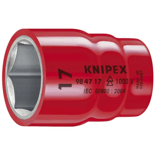 Top Rated Knipex 98 47 1" Hex Socket, 1/2" Drive-1000V Insulated 1", N/A Nominal Length