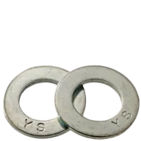 M7 Flat Washers, 140 HV, Zinc Cr+3, DIN 125A, Qty 200 Clearance