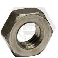 Bargain 3/8"-16 x 5/8" x 1/4" Hex Machine Screw Nuts, Plain Finish, Low Carbon Steel, Qty 100