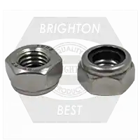 M3-0.50 Nylon Insert Lock Nuts (Thin), A4-80 Stainless Steel, Coarse (UNC), DIN 985, Qty 100 High Quality