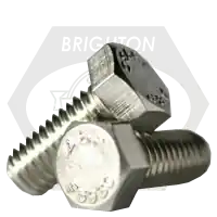 7/8"-9 x 10 1/2" Hex Cap Screws, 18-8 Stainless Steel A2, Partial Thread, Coarse (UNC), ASTM F593, Qty 5 Super Sale