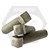 3/8"-16 x 1" Square Head Set Screws, Oval Point, Plain Finish, Coarse (UNC), Case Hardened, Qty 100 Bargain