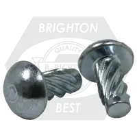 Express Delivery 6 x 3/8" Metallic Drive Screws, Round Head, Type U, Zinc Cr+3, Qty 1000