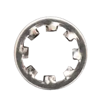 Crafted 1/2" Internal Tooth Lock Washer, 400 Series Stainless Steel, Qty 100