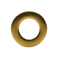 Cheap M6 Metric Flat Washers, Brass, DIN 125A, Qty 400