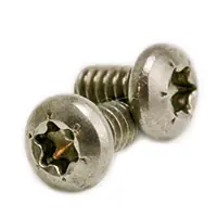 4-40 x 1/2" Machine Screws, Torx Drive Pan Head, T10 Drive 6-Lobe, 18-8 Stainless Steel A2, Full Thread, Qty 1000 Instant Buy