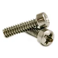 4-40 x 7/16" Machine Screws, Slotted Fillister Head, 18-8 Stainless Steel A2, Full Thread, Qty 1000 Secure Checkout