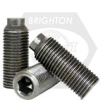 5/8"-18 x 1 1/2" Socket Set Screws, 1/2 Dog Point, Black Oxide, Fine (UNF), Alloy Steel, Qty 25 Premium