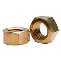 M3-0.50 Metric Brass Hex Nut, DIN 934, Qty 1200 Brand New